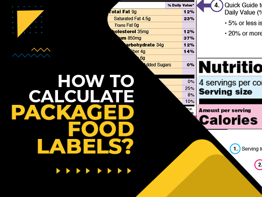 How to calculate packaged food labels?
